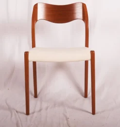 Sale Pamono Model 71 Teak Dining Chairs by Niels Otto Møller for J.L Møllers, 1951, Set of 4
