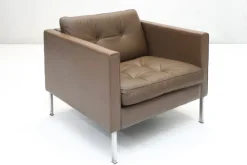 Pamono Model 446 Three-Seater Sofa and Club Chairs by Pierre Paulin for Artifort, 1960s, Set of 3><noscript><img width=