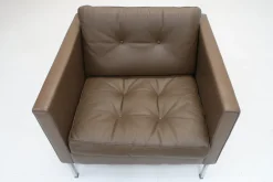 Pamono Model 446 Three-Seater Sofa and Club Chairs by Pierre Paulin for Artifort, 1960s, Set of 3><noscript><img width=