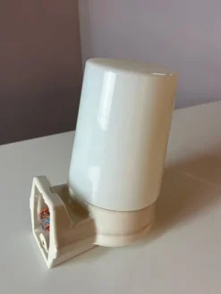 Pamono Model 6070 Wall Lamp in White by Sigvard Bernadotte for Ifö><noscript><img width=