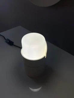 Pamono Model 6050 Wall Lamp in White by Sigvard Bernadotte for Ifö><noscript><img width=
