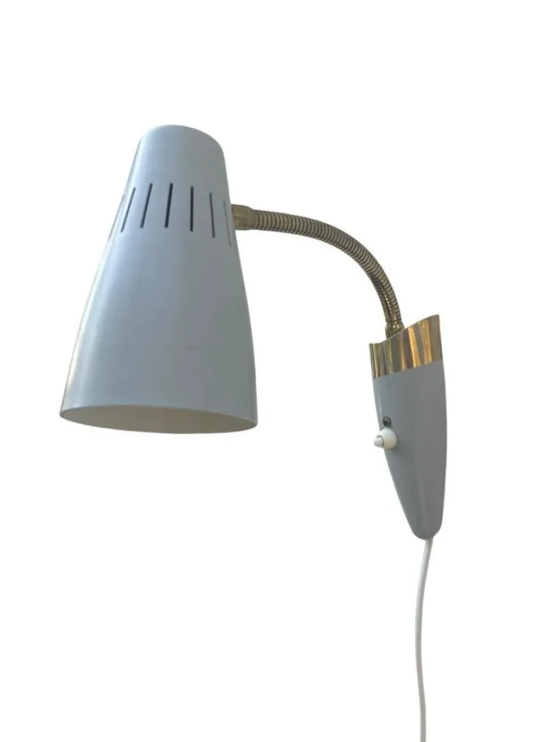 Discount Pamono Model 8845 Wall Lamps attributed to Arvid Böhlmarks Lampfabrik, Sweden, 1950s, Set of 2