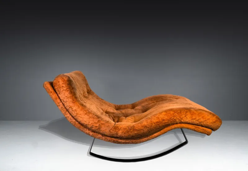 Pamono Model 1264 Wave Chaise Lounge by Adrian Pearsall for Craft Associates, 1960s> Daybeds & Chaises Lounges