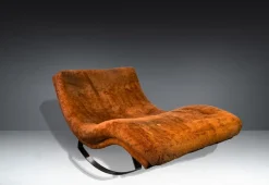 Pamono Model 1264 Wave Chaise Lounge by Adrian Pearsall for Craft Associates, 1960s><noscript><img width=