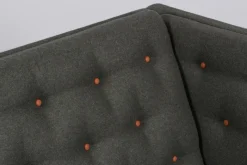 Pamono Model EJ315 2-Seater Sofa in Wool, Cherrywood and Leather by Erik Jørgensen, 2000s><noscript><img width=