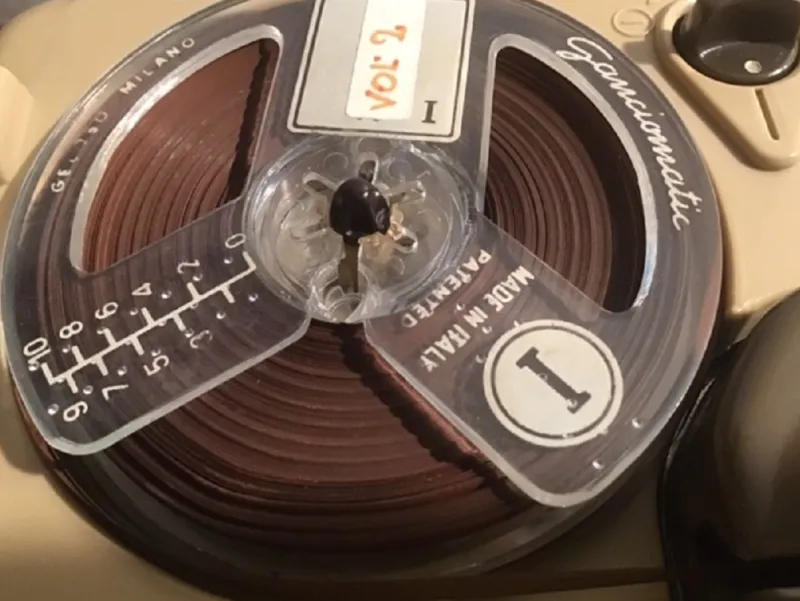 Sale Pamono Model G 255 Tape Recorder by Geloso J. for Geloso & Castelli, 1950s