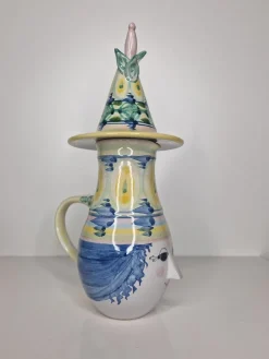 Clearance Pamono Model K8 Ceramic Face Jug by Bjørn Wiinblad, 1976