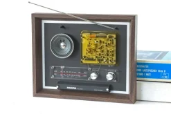 Sale Pamono Model Maximal Pr 200 M Wall Radio, Taiwan, 1980s