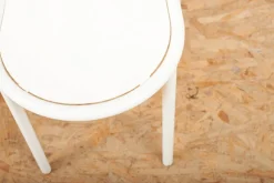Outlet Pamono Model No. 222 Chairs in White Lacquered Tubular Steel by Robert Mallet Stevens for Mobilor, 1928, Set of 2