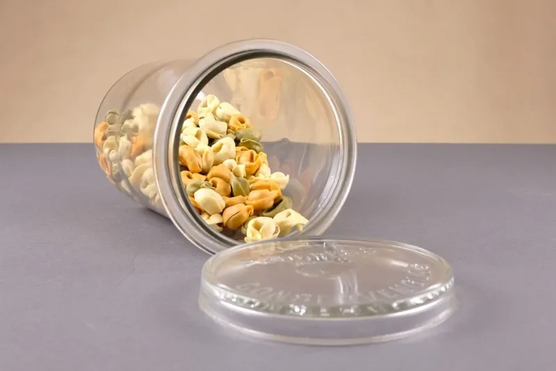 Pamono Model Progress Storage Glasses from Glashüttenwerke Adlerhütten, 1936, Set of 2> Glassware