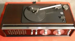 Pamono Model RR 128 FO Radio Phonograph by Achille Castiglioni for Brionvega, 1964><noscript><img width=