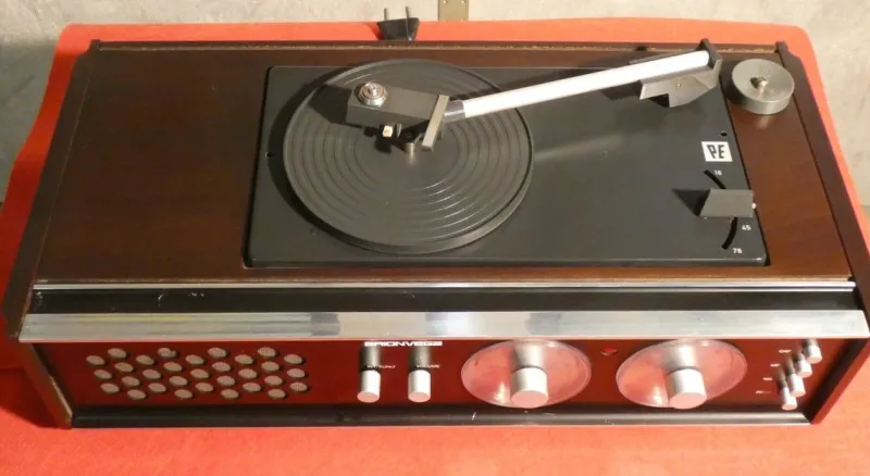 Pamono Model RR 128 FO Radio Phonograph by Achille Castiglioni for Brionvega, 1964> Electronics