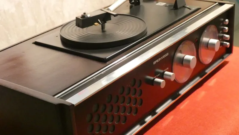 Pamono Model RR 128 FO Radio Phonograph by Achille Castiglioni for Brionvega, 1964> Electronics