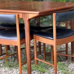 Clearance Pamono Model T3 Extending Dining Table in Walnut by Tom Robertson for McIntosh, 1970s