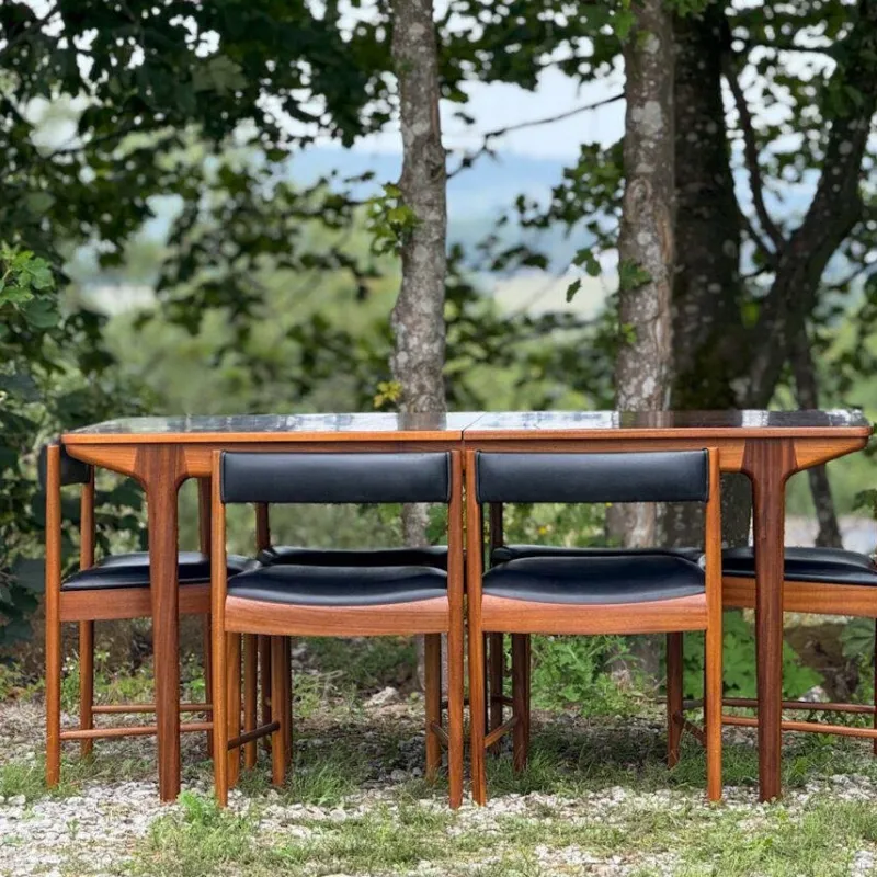 Clearance Pamono Model T3 Extending Dining Table in Walnut by Tom Robertson for McIntosh, 1970s