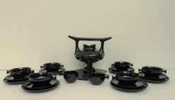 Pamono Model Zen Tea Service by Luigi Colani, Friesland, Germany, 1980s, Set of 23> Coffee & Tea Service