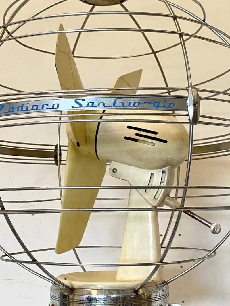 Pamono Model Zodiac Fan from San Giorgio, 1950s> Electronics