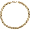 Pamono Modern 18 Karat Yellow Gold Oval Twisted Links Bracelet> Bracelets