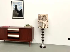 Pamono Modern Aluminum Floor Lamp, 1970><noscript><img width=