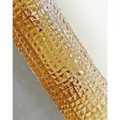 Pamono Modern Amber Cocodrile Murano Glass Wall Sconce by Simoeng><noscript><img width=