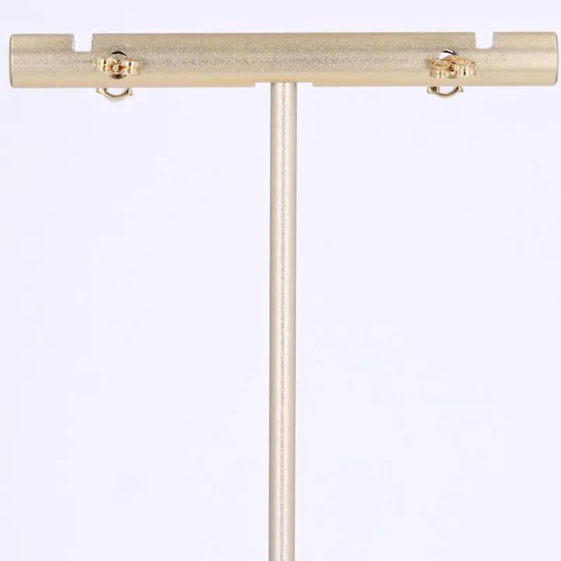 Pamono Modern Aquamarine 18 Karat Yellow Gold Stud Earrings, Set of 2> Earrings