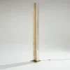 Sale Pamono Modern Brass and Mirror Floor Lamp, 1970s