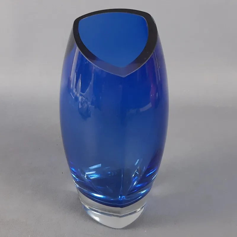 Discount Pamono Modern Cobalt Blue Murano Glass Vase, 1970s