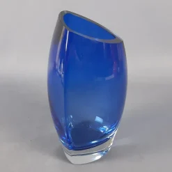 Discount Pamono Modern Cobalt Blue Murano Glass Vase, 1970s
