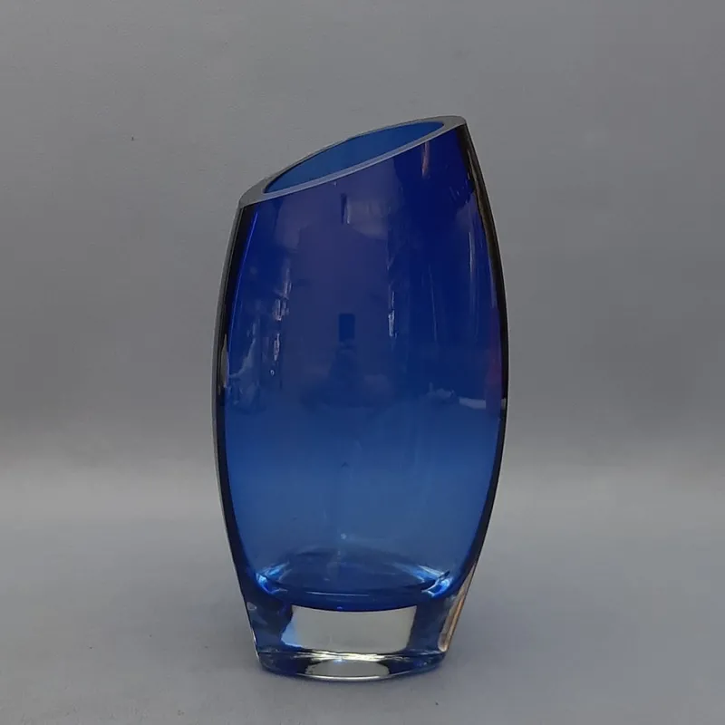 Discount Pamono Modern Cobalt Blue Murano Glass Vase, 1970s