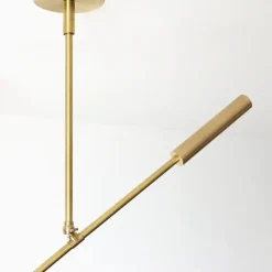 Outlet Pamono Modern Counterbalance Pendant Lamp in Solid Brass from Balance Lamp