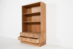 Pamono Modern Danish Cabinet Bookcase by Poul Hundevad, 1970s><noscript><img width=