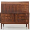 Pamono Modern Danish Rosewood Secretary Desk attributed to Erling Torvits, 1960s> Secretaires
