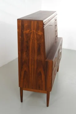 Pamono Modern Danish Rosewood Secretary Desk attributed to Erling Torvits, 1960s><noscript><img width=