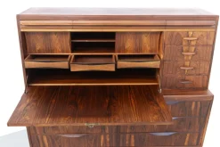 Pamono Modern Danish Rosewood Secretary Desk attributed to Erling Torvits, 1960s><noscript><img width=