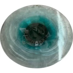 Pamono Modern Green and Black Murano Glass Centerpiece from Veart, 1980s> Dinnerware Accessories