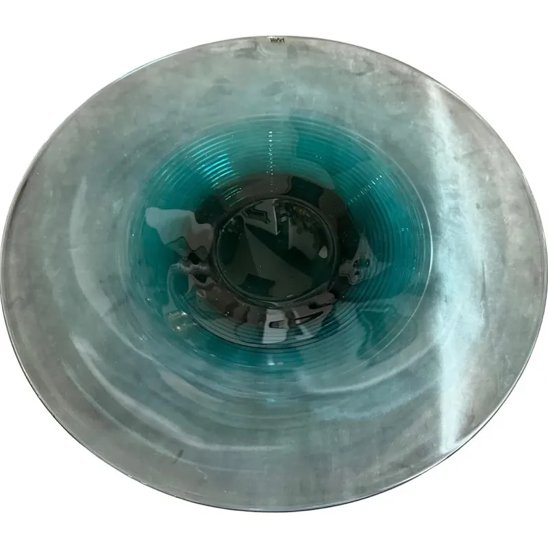Pamono Modern Green and Black Murano Glass Centerpiece from Veart, 1980s> Dinnerware Accessories
