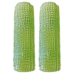 Pamono Modern Green Crocodile Wall Sconces in Murano Glass by Simoeng, Set of 2> Wall Lights & Sconces