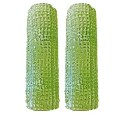 Pamono Modern Green Crocodile Wall Sconces in Murano Glass by Simoeng, Set of 2><noscript><img width=