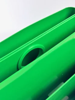 Pamono Modern Green Model 4675 Magazine Rack by Giotto Stoppino for Kartell, Italy, 1970s><noscript><img width=