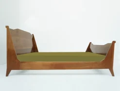 Best Pamono Modern Italian Sleigh Bed in the Style of BBPR, 1950