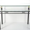 Pamono Modern Italian Style Glass Table, 1980s> Garden Tables