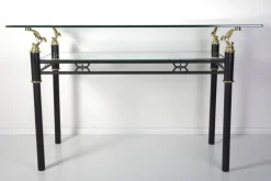 Pamono Modern Italian Style Glass Table, 1980s><noscript><img width=
