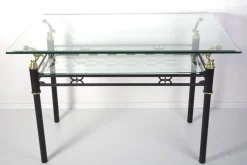 Pamono Modern Italian Style Glass Table, 1980s><noscript><img width=