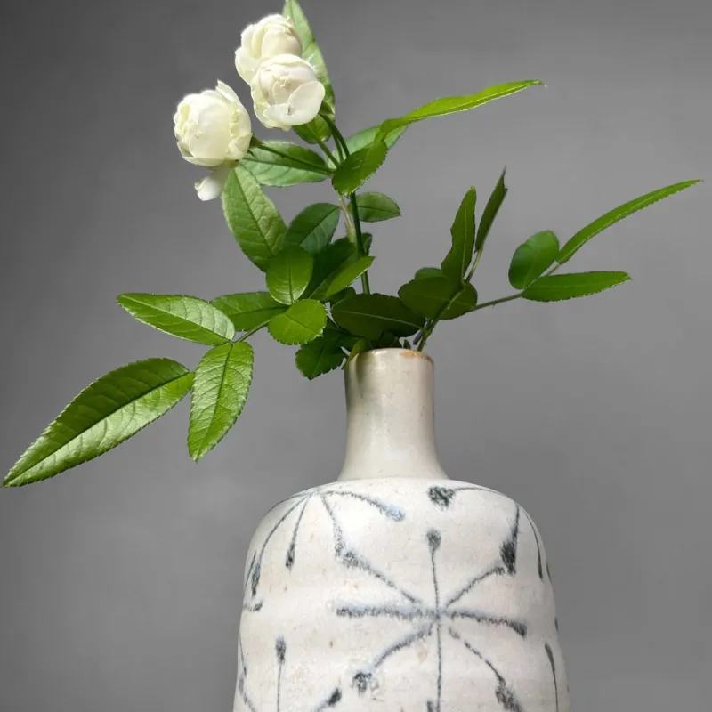 Outlet Pamono Modern Japanese Ikebana Vase, 1980