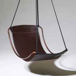 Outlet Pamono Modern Leather Sling Hanging Chair by Joanina Pastoll