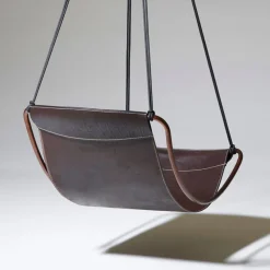 Outlet Pamono Modern Leather Sling Hanging Chair by Joanina Pastoll