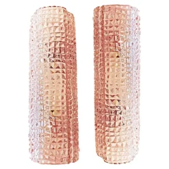 Pamono Modern Organic Pink Cocodrile Wall Sconces in Murano Glass by Simoeng, Set of 2> Wall Lights & Sconces|Wall Lights & Sconces