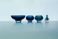 Pamono Modern Scandinavian Sommerso Glass by Mona Morales, 1960s, Set of 4> Glassware