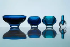Pamono Modern Scandinavian Sommerso Glass by Mona Morales, 1960s, Set of 4> Glassware