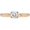 Online Pamono Modern Second-Hand Diamond 18 Karat Yellow Gold Solitaire Ring